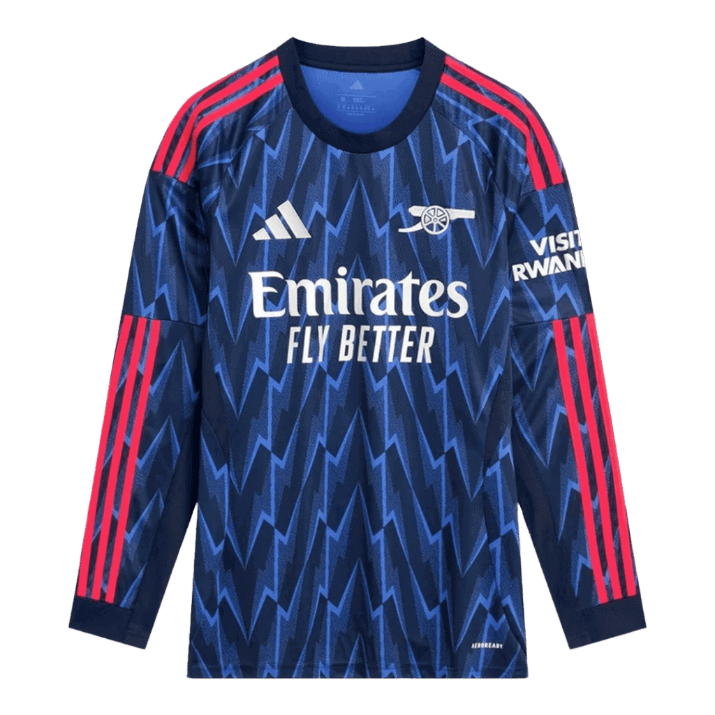 Arsenal Away Long Sleeve Soccer Jersey 2025/26