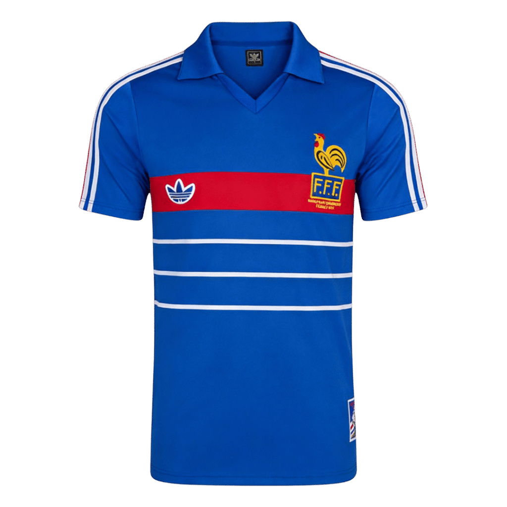 Retro Soccer Jersey France Home 1984