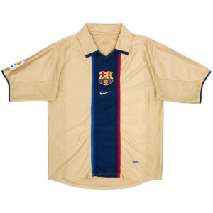 Retro Soccer Jersey Barcelona Away 2001/03