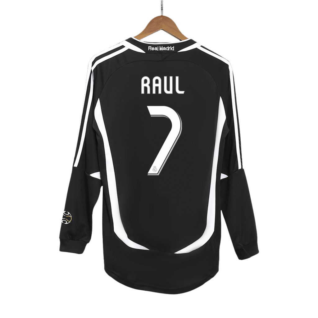 Retro Jersey RAUL #7 Real Madrid Retro Jersey Away Soccer Shirt 2006/07
