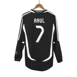 Retro Jersey RAUL #7 Real Madrid Retro Jersey Away Soccer Shirt 2006/07