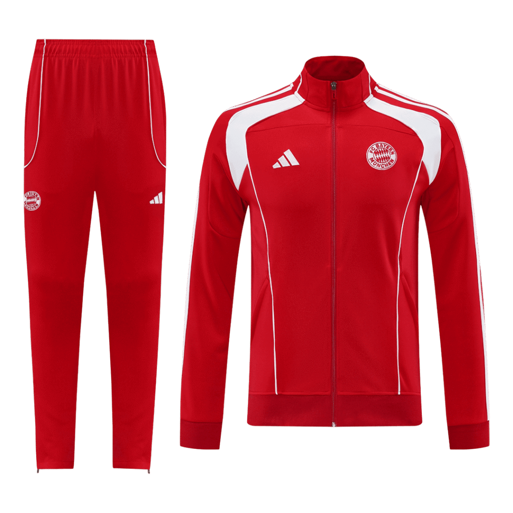 Bayern Munich Jacket Tracksuit 2025/26 Red