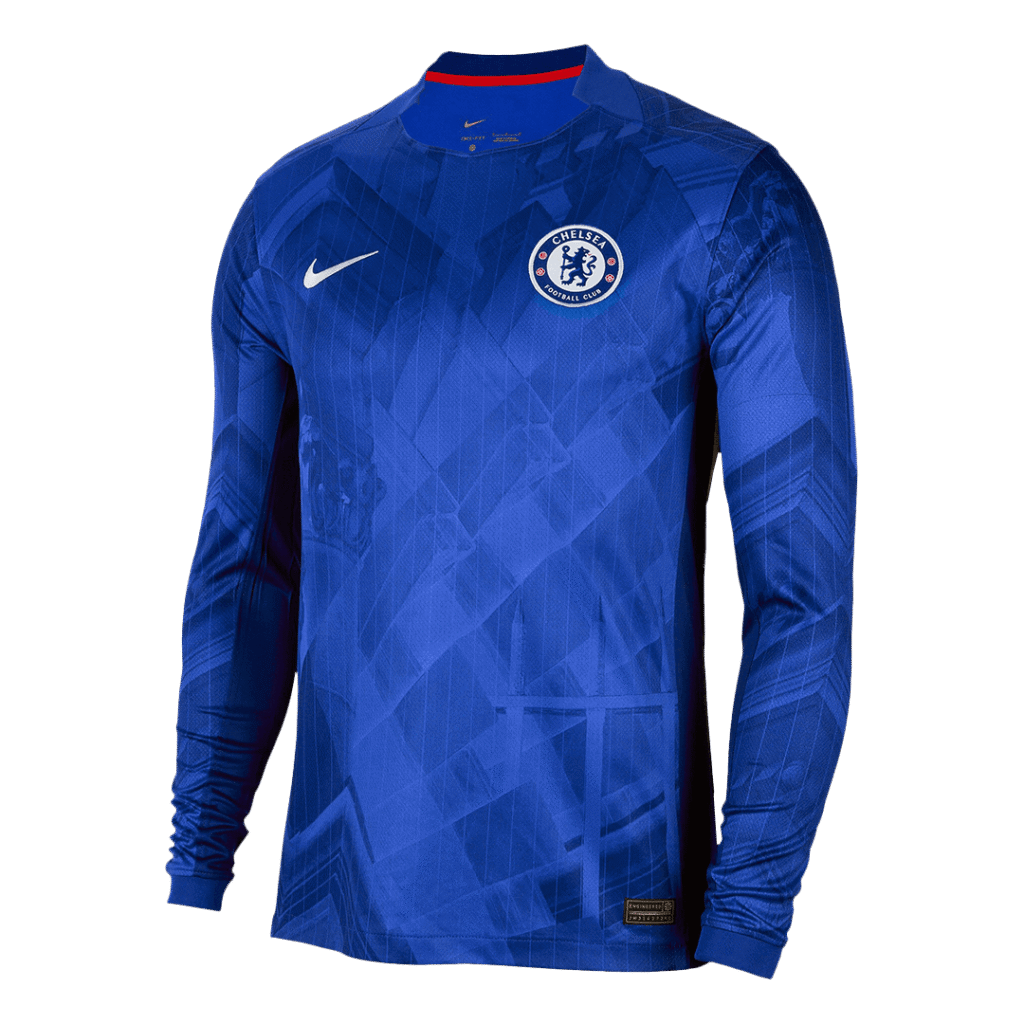 Chelsea Long Sleeve Jersey Home Football Shirt 2025/26