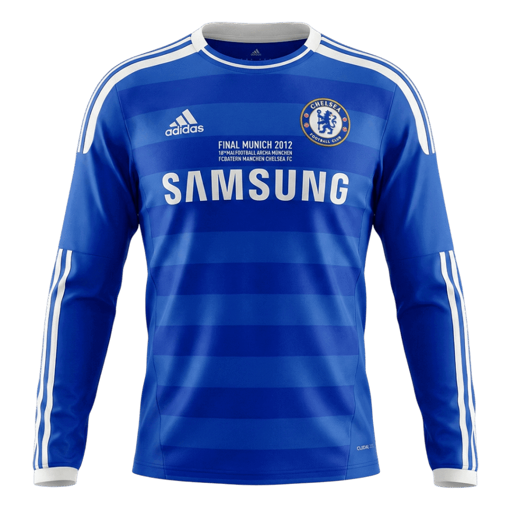 Retro Soccer Jersey Chelsea Home Long Sleeve 2011/12