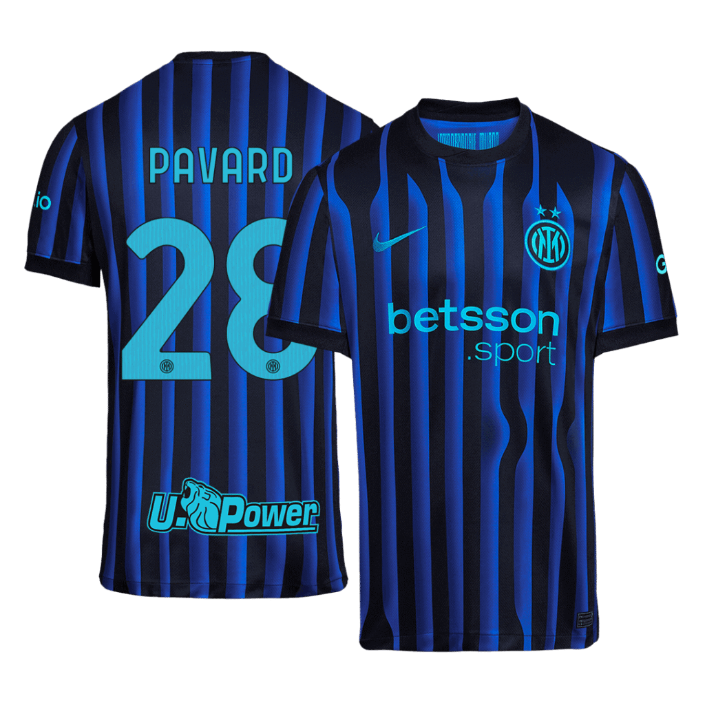 PAVARD #28 Inter Milan Home Soccer Jersey 2025/26