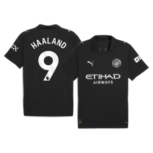 HAALAND #9 Manchester City Away Soccer Jersey 2025/26