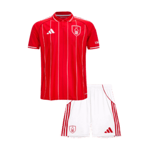 Nottingham Forest Home Kids Soccer Jerseys Kit 2025/26