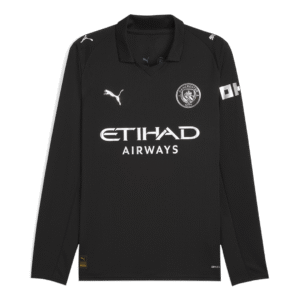 Manchester City Away Long Sleeve Soccer Jersey 2025/26