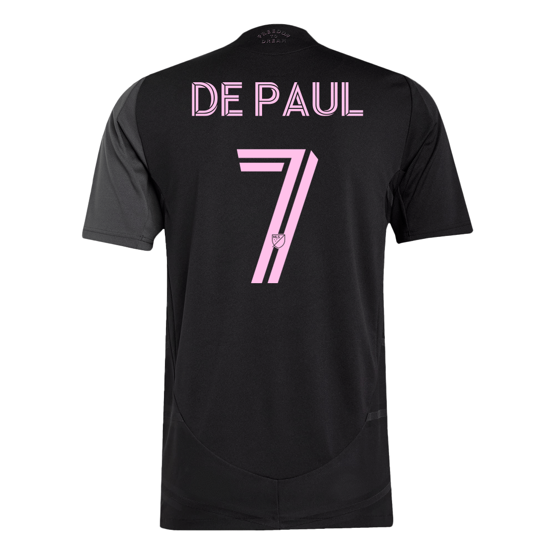 DE PAUL #7 Inter Miami CF Away Authentic Soccer Jersey 2025 - Image 12