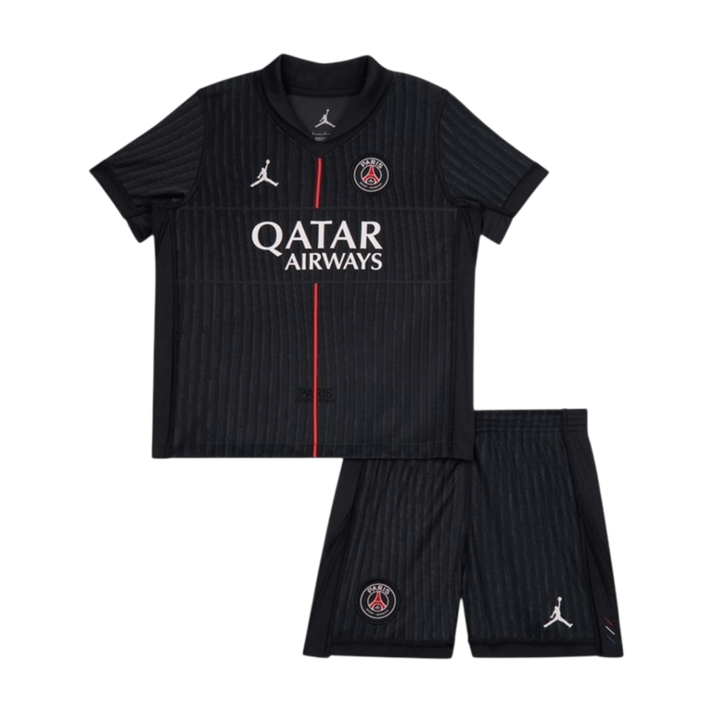 PSG Fourth Away Kids Soccer Jerseys Kit 2025/26