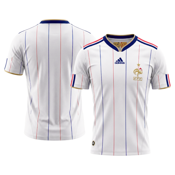 Retro Soccer Jersey France Away 2010 - Image 8