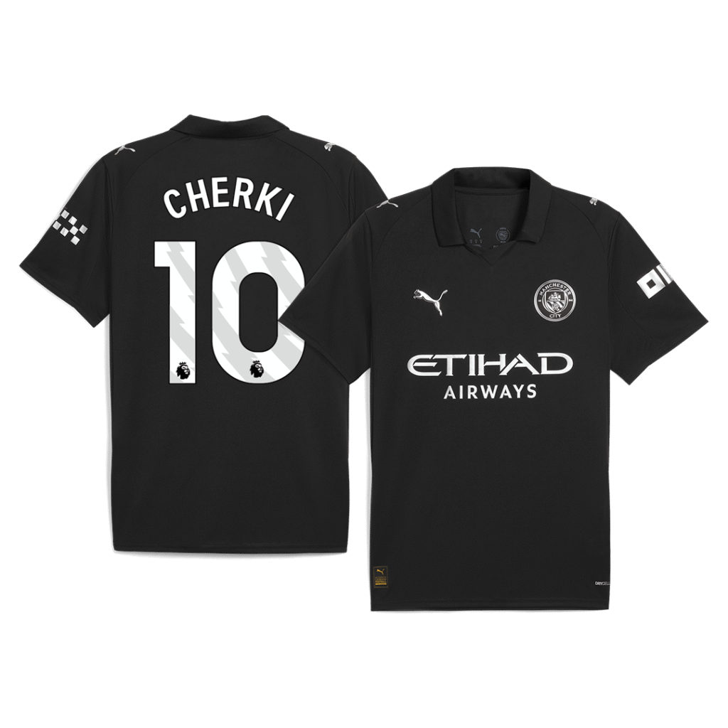 CHERKI #10 Manchester City Away Soccer Jersey 2025/26