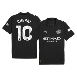 CHERKI #10 Manchester City Away Soccer Jersey 2025/26