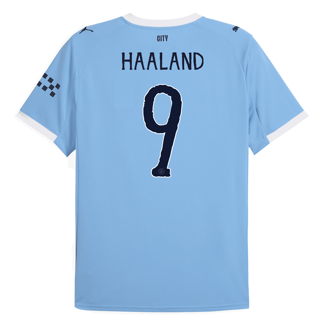 HAALAND #9 Manchester City Home Soccer Jersey 2025/26 Blue Jersey - Club World Cup - Image 13