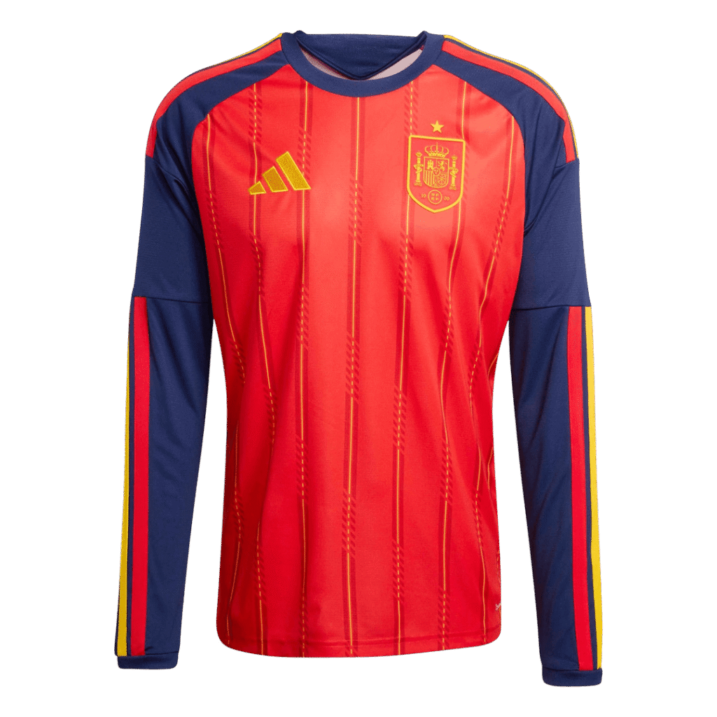 Spain Home Long Sleeve Jersey World Cup 2026