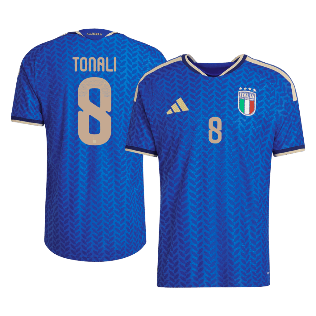 TONALI #8 Italy Home Player Version Jersey World Cup 2026