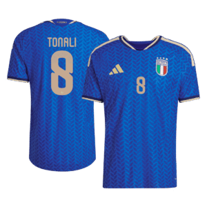 TONALI #8 Italy Home Player Version Jersey World Cup 2026