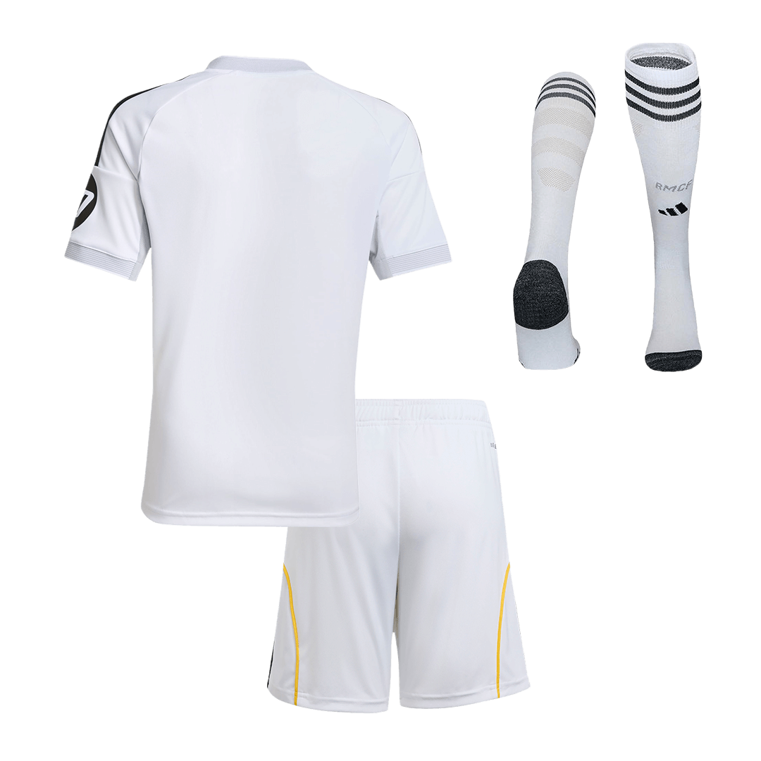 Real Madrid Home Kids Soccer Jerseys Full Kit 2025/26 - Image 7