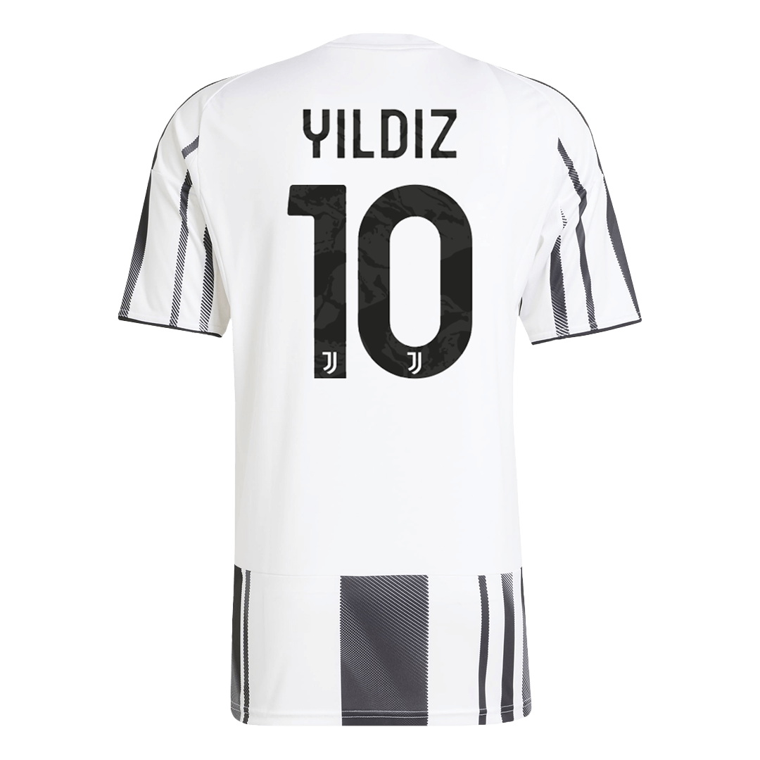 Juventus Jeep x Visit Detroit Sponsor YILDIZ #10 Home Soccer Men's Jersey 2025/26 - Image 7