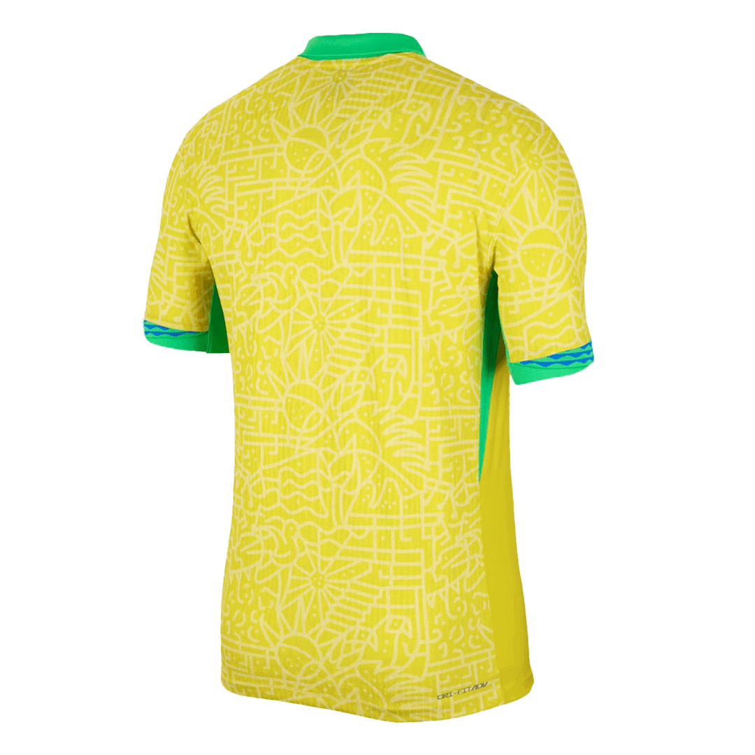 Authentic Brazil Home Soccer Jersey Copa America 2024 - Image 11