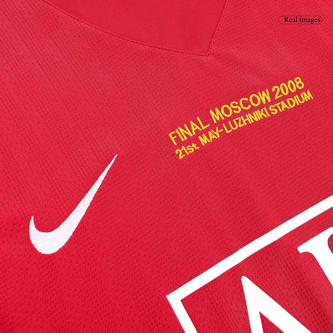 RONALDO #7 Manchester United Retro Jersey Home Soccer Shirt 2007/08 - UCL Final - Image 6