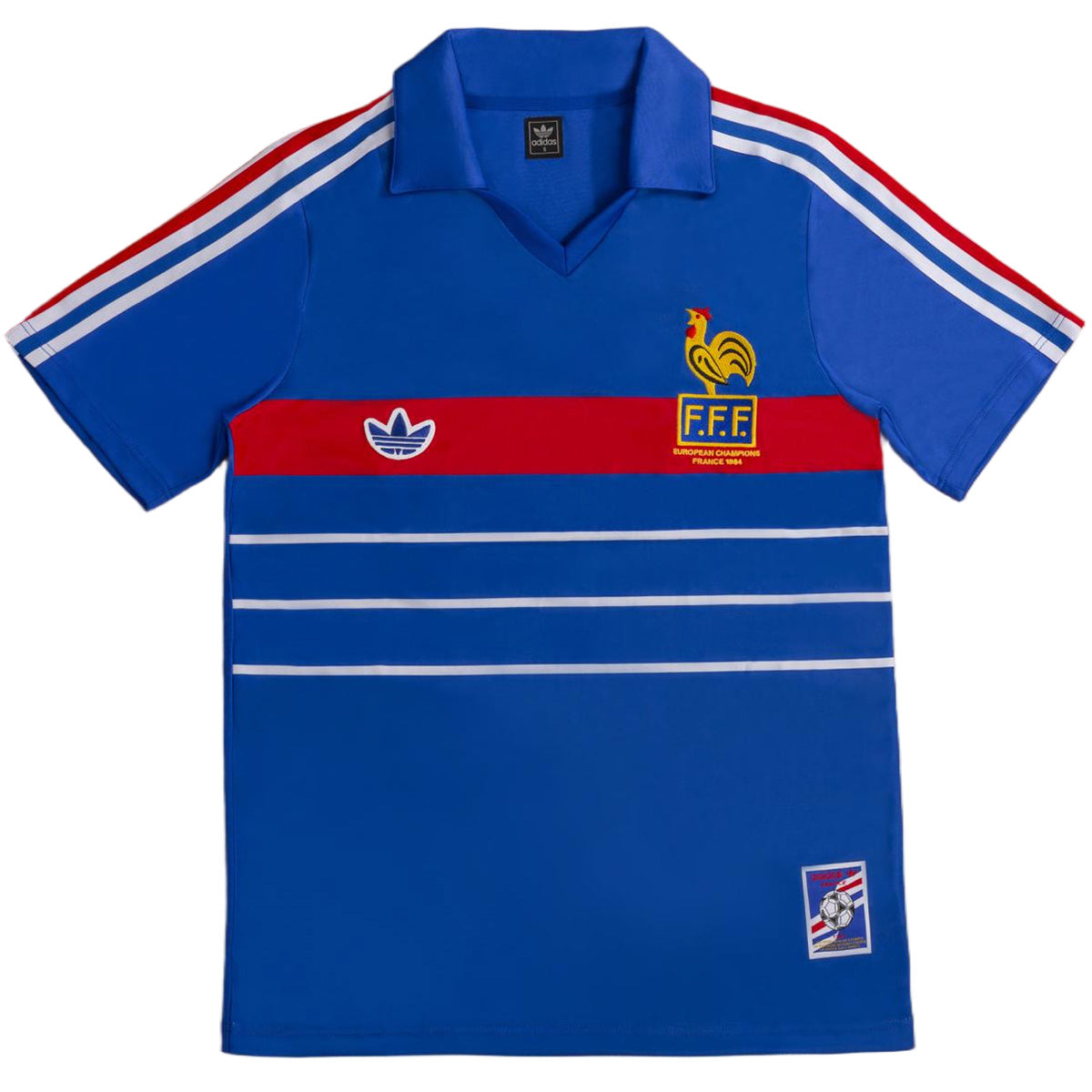 Retro Soccer Jersey France Home 1984 - Image 3