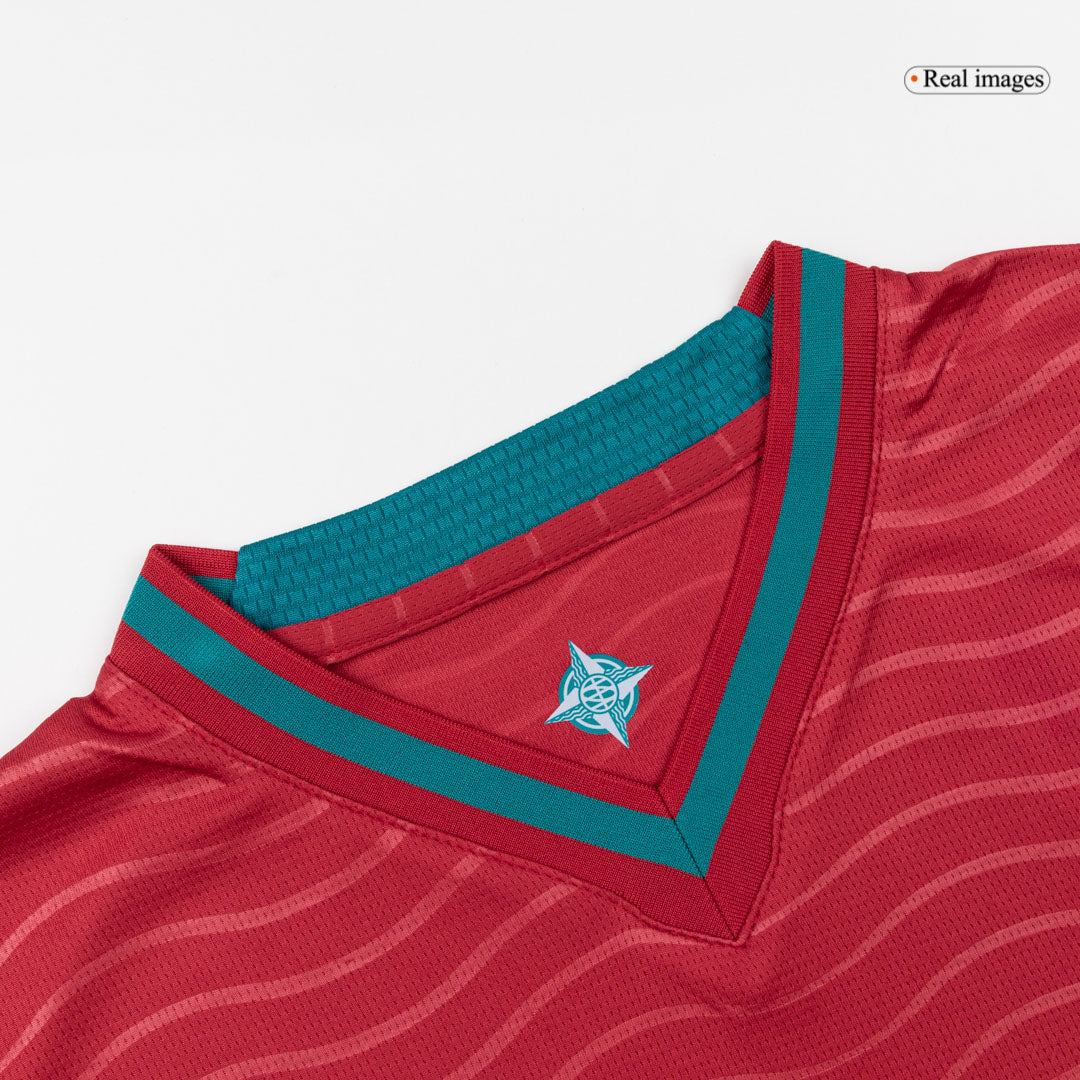 B.FERNANDES#8 Portugal Home Soccer Jersey World Cup 2026 Red - Image 7