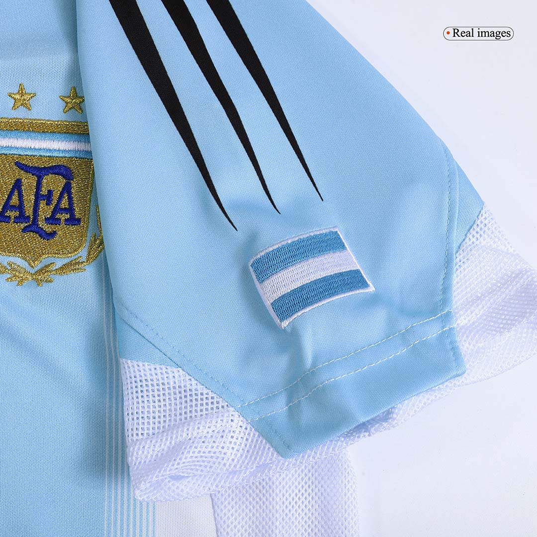 Retro 2004/05 Argentina Home Soccer Jersey - Image 6