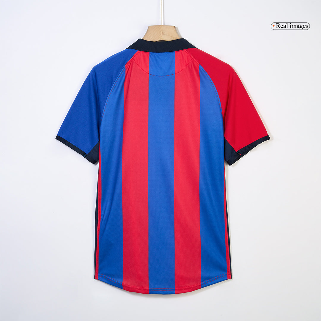 Retro Jersey RIVALDO #10 Barcelona Retro Jersey Home Soccer Shirt 2001/02 - Image 7
