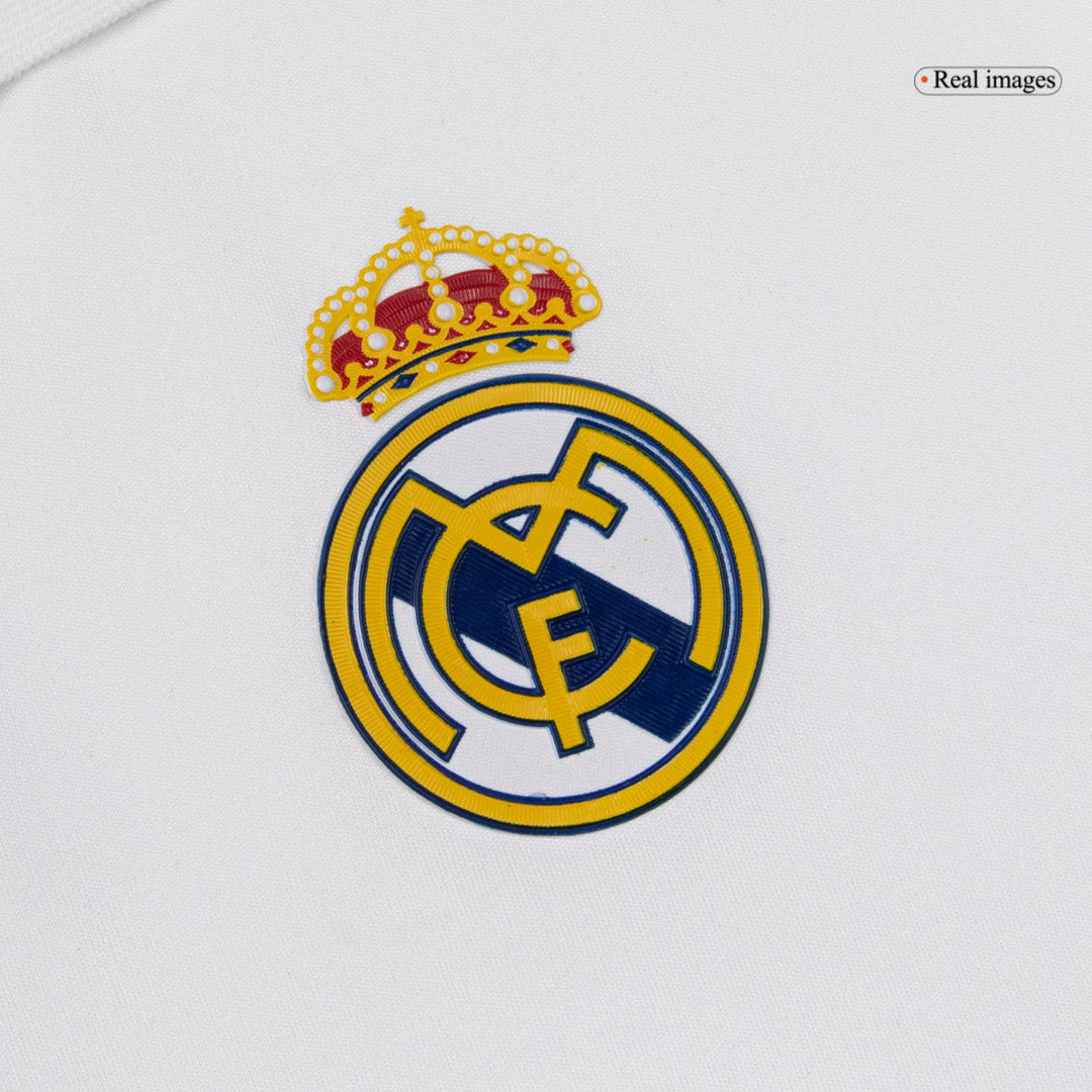 Retro Soccer Jersey Real Madrid Home Long Sleeve 2011/12 - Image 7