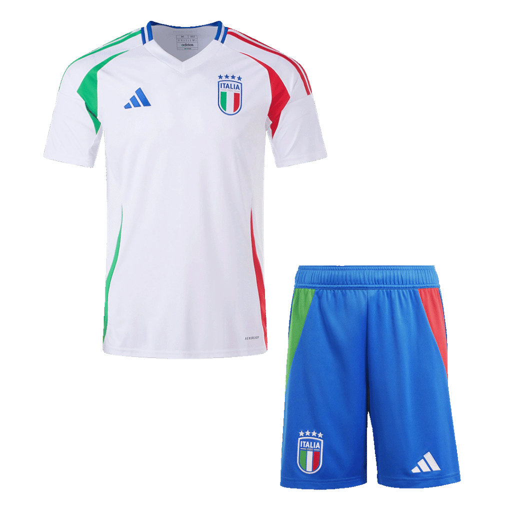 Italy Away Soccer Jersey Kit(Jersey+Shorts) Euro 2024