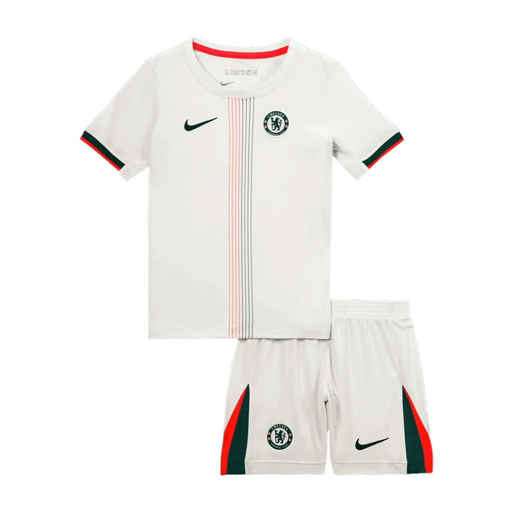 Chelsea Away Kids Soccer Jerseys Kit 2025/26