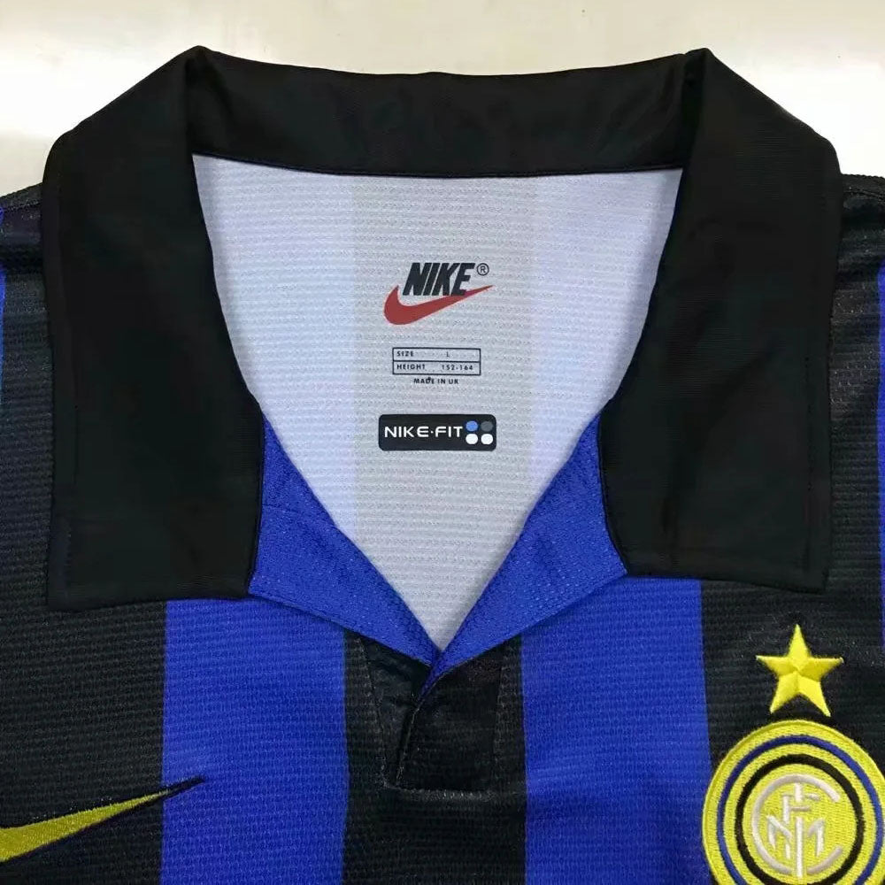 Retro 1998/99 Inter Milan Home Soccer Jersey - Image 5