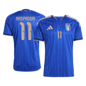 RASPADORI #11 Italy Home Soccer Jersey World Cup 2026