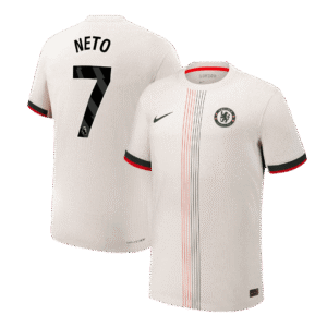 NETO #7 Chelsea Away Authentic Soccer Jersey 2025/26