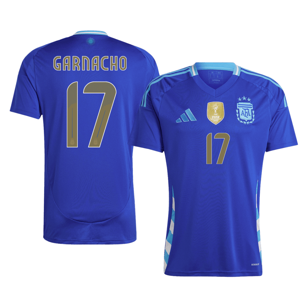 GARNACHO #17 Argentina Away Soccer Jersey 2024