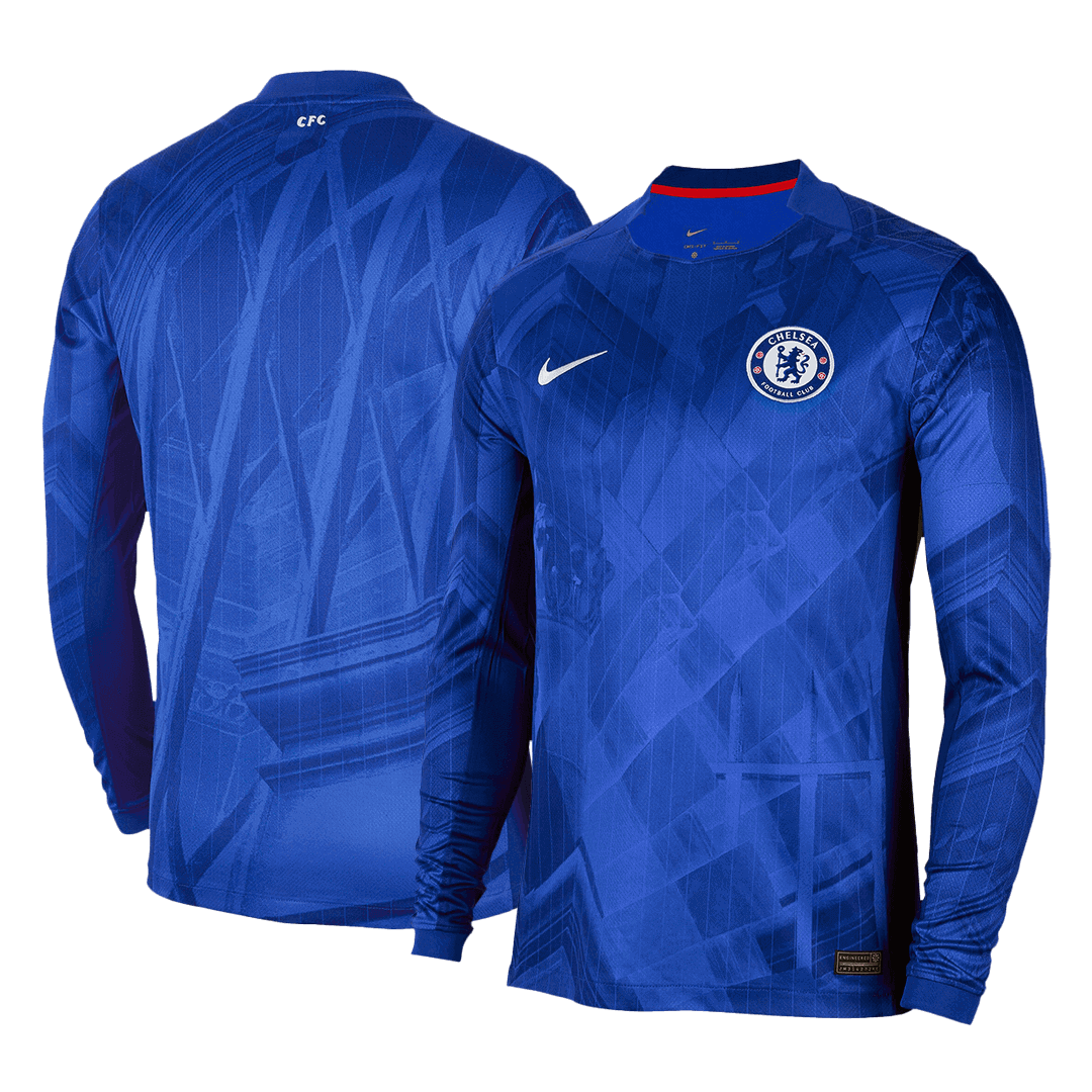Chelsea Long Sleeve Jersey Home Football Shirt 2025/26 - Image 2