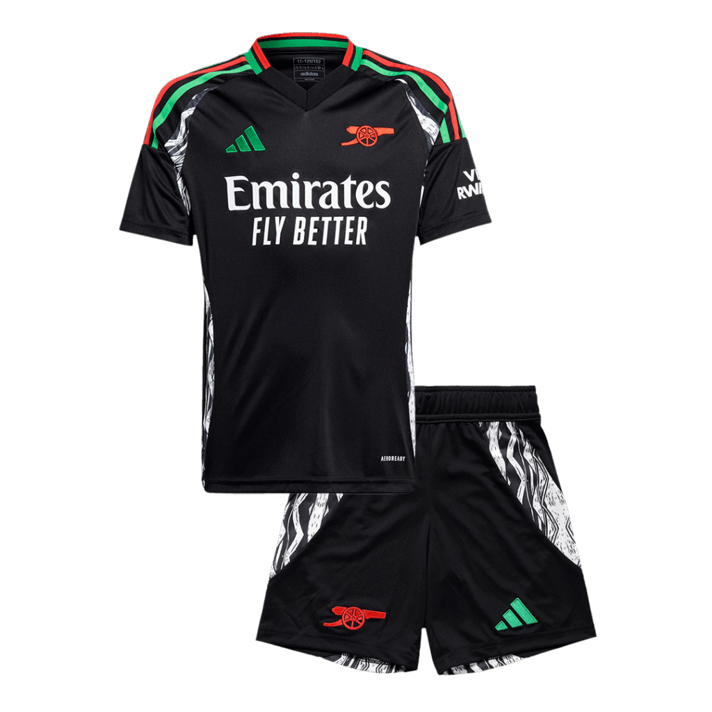 Gift-Kid's Arsenal Away Soccer Jersey Kit(Shirt+Shorts) 2024/25