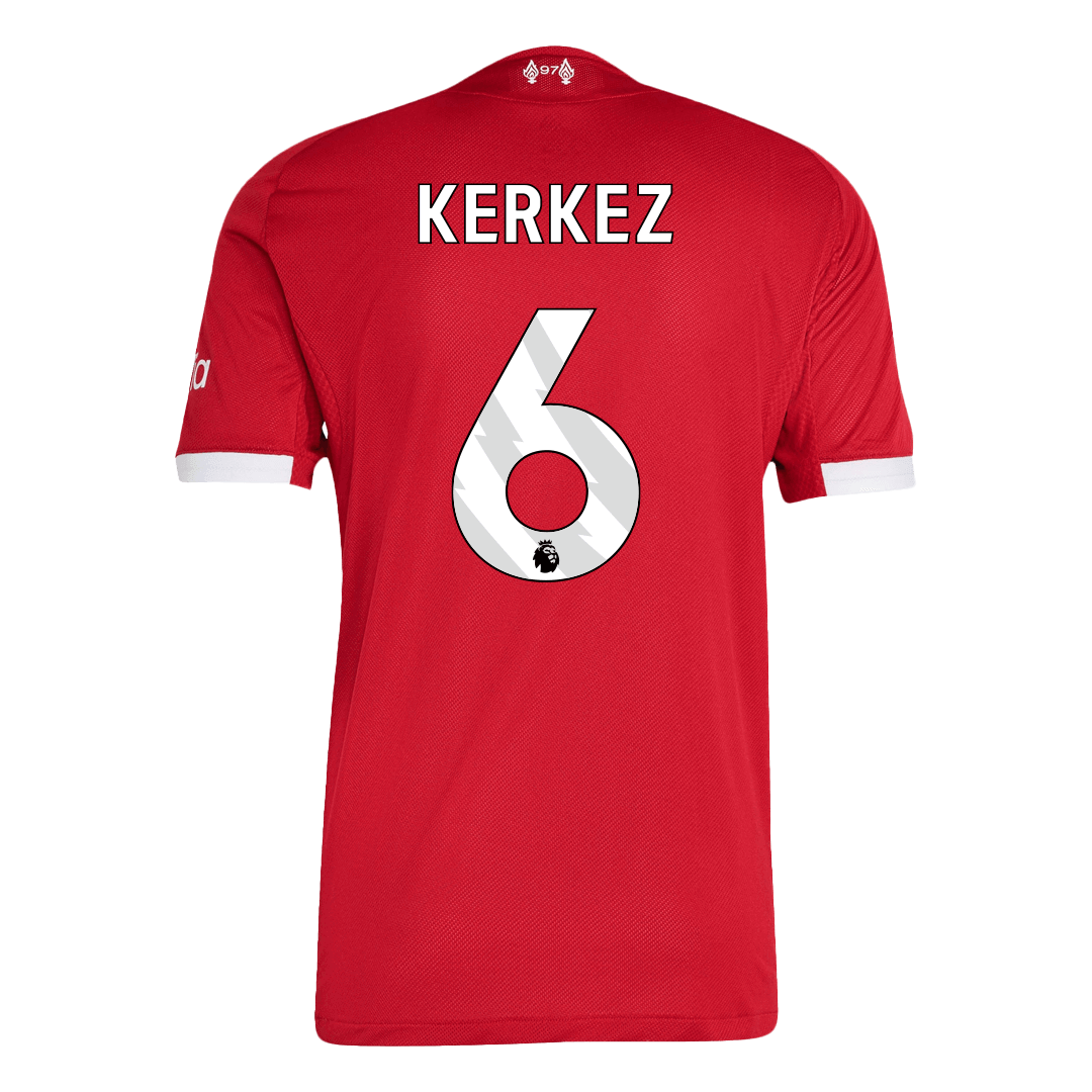 KERKEZ #6 Liverpool Home Authentic Soccer Jersey 2025/26 - Image 2