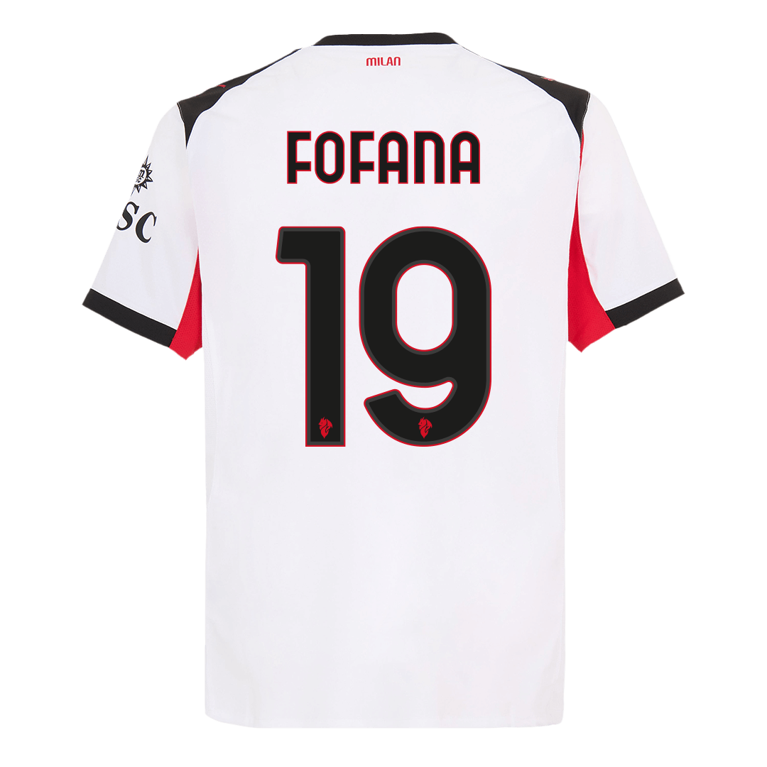 AC Milan Authentic FOFANA #19 AC Milan Away Authentic Soccer Jersey 2025/26 - Image 4