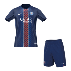 PSG Home Soccer Jersey Kit(Jersey+Shorts) 2025/26 Navy