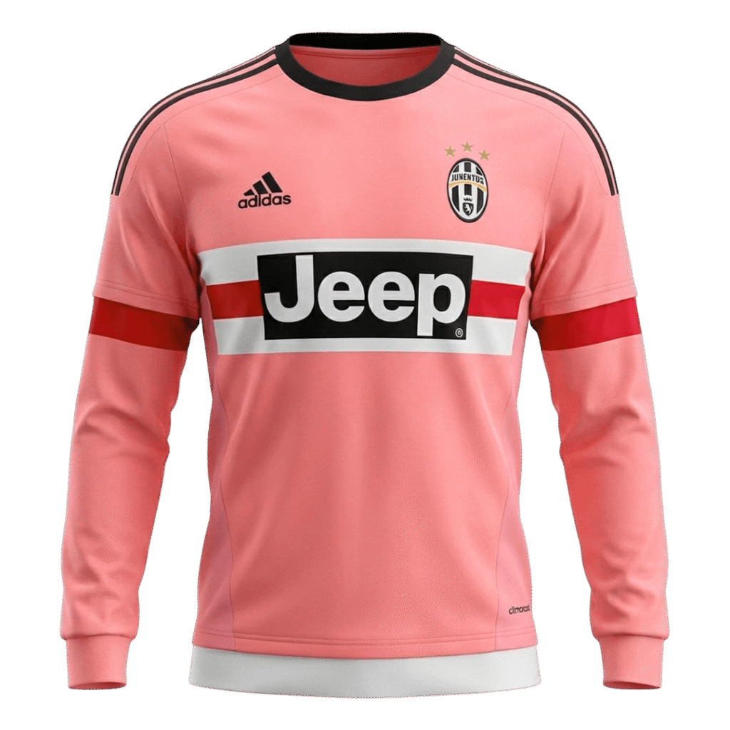 Retro Soccer Jersey Juventus Away Long Sleeve 2015/16
