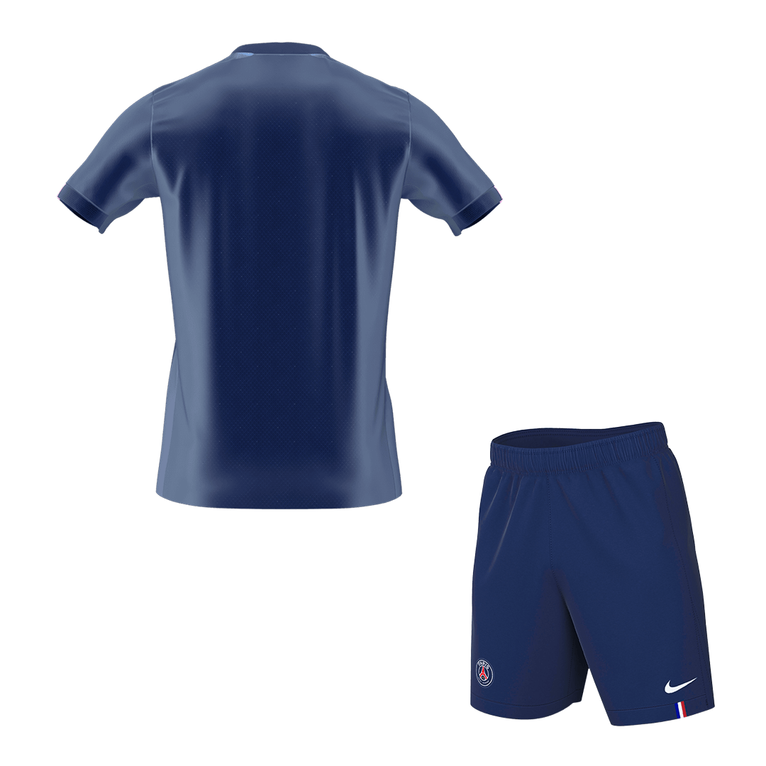 PSG Home Soccer Jersey Kit(Jersey+Shorts) 2025/26 Navy - Image 9