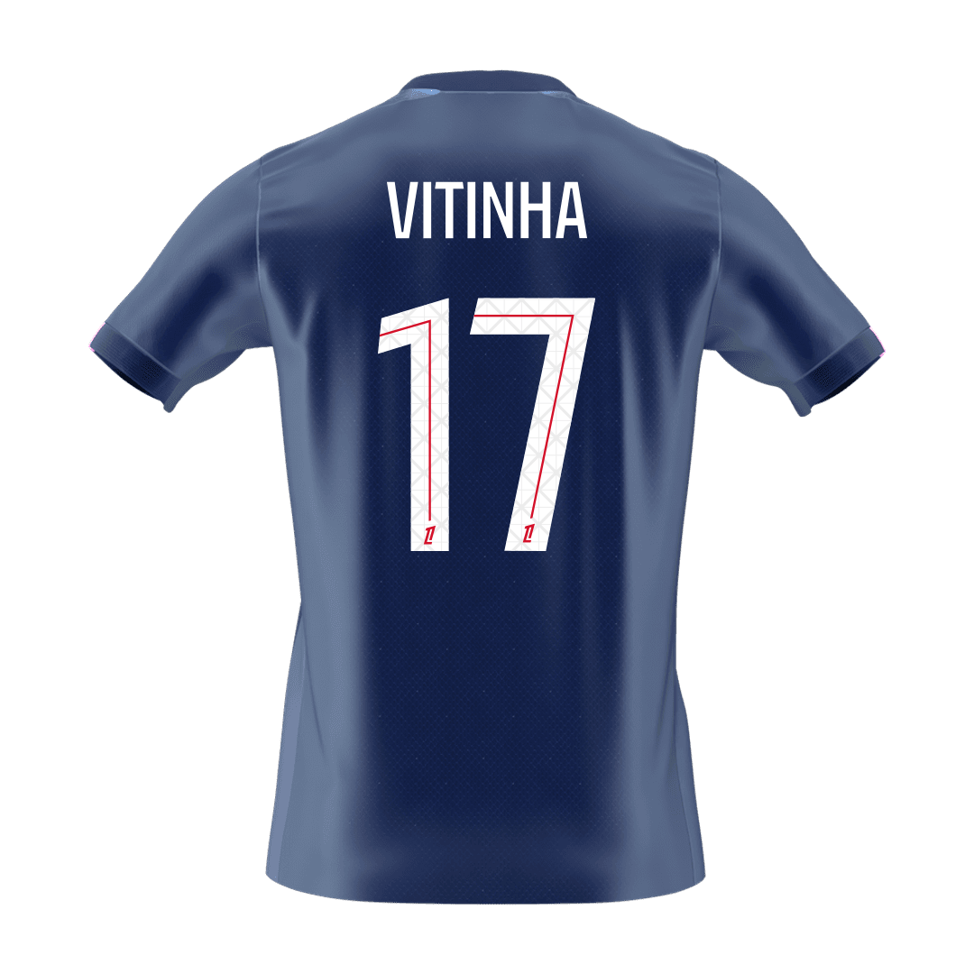 VITINHA #17 PSG Home Soccer Jersey 2025/26 - Image 8