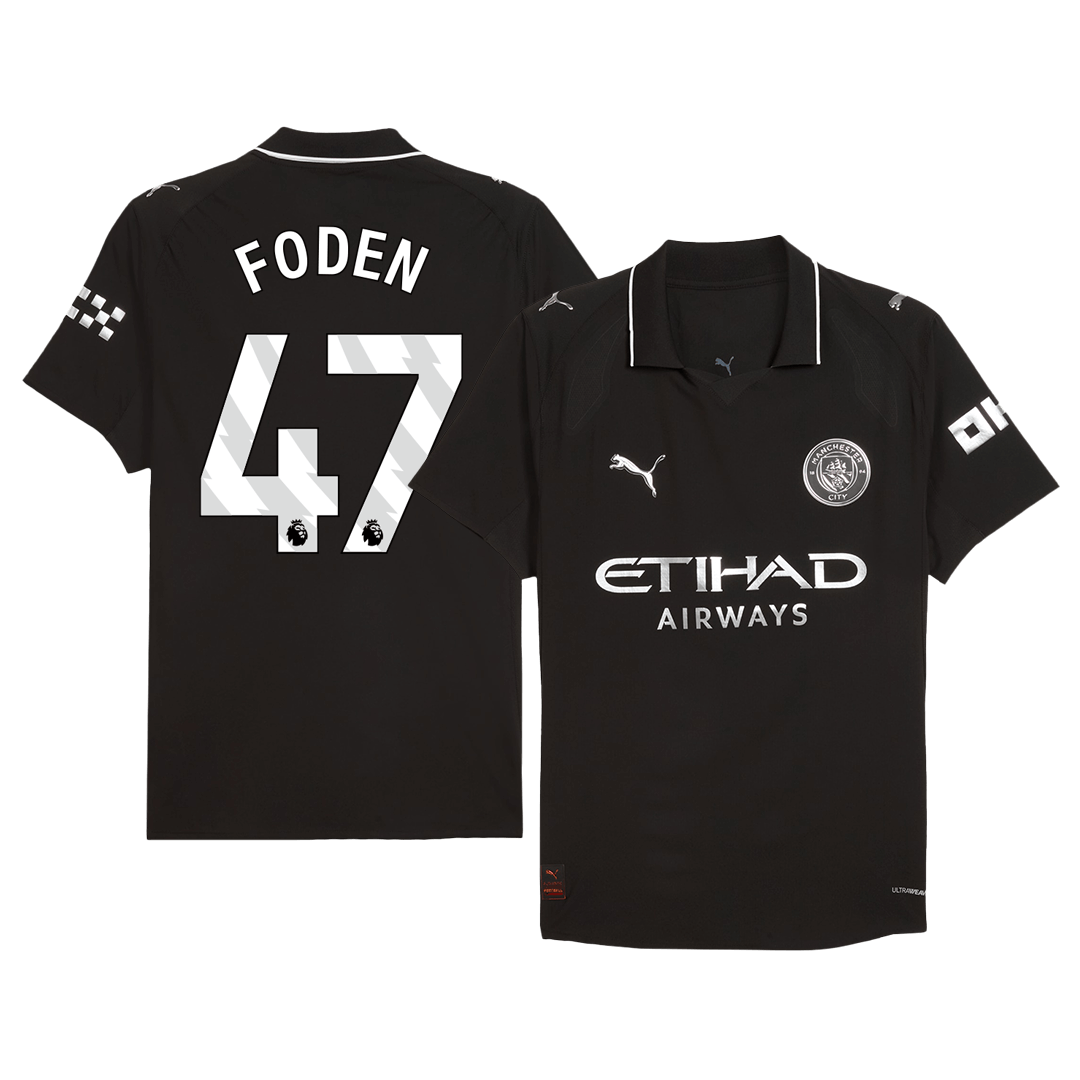 FODEN #47 Manchester City Away Player Version Jersey 2025/26