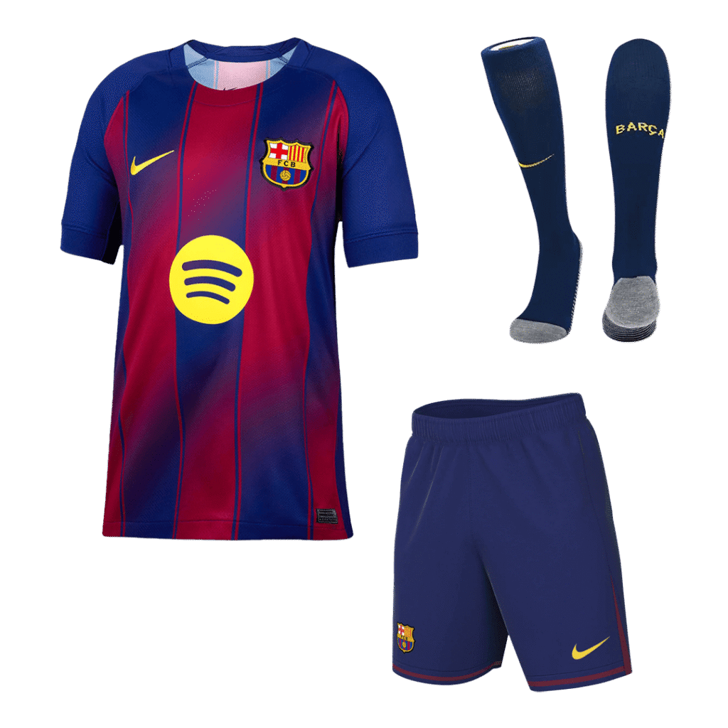 Barcelona Home Jerseys Full Kit 2025/26