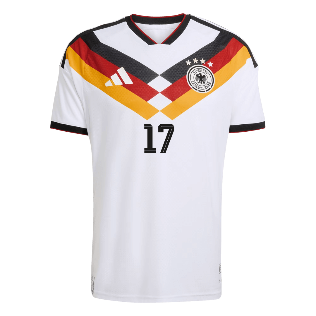 WIRTZ #17 Germany Home Player Version Jersey World Cup 2026 - Image 9