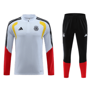 Kid's Germany Zipper Sweatshirt Kit(Top+Pants) 2026 White