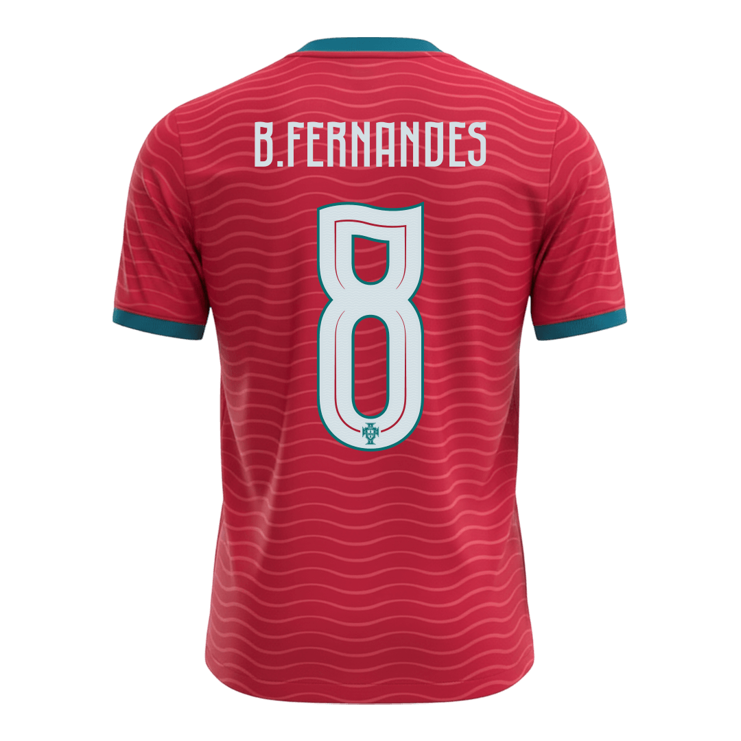 B.FERNANDES #8 Portugal Home Soccer Jersey World Cup 2026 - Image 8