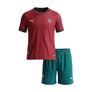 Kids Portugal Home Soccer Kits World Cup 2026